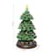 Moments in Time 8.27" Animated & Musical 3-Tiered Christmas Tree Tabletop Décor